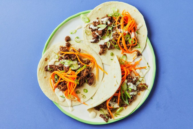 Dinnerly Speedy Vietnamese-Twist Beef Wraps